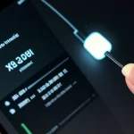 Ilustrasi  rumah dijakarta dengan kabel fiber optik yg masuk kedalam rumah.