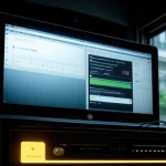 Perangkat router mikrotik kelas perusahaan yang dipasang untuk koneksi rumah SOHO.