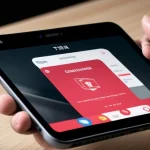 layar hp menampilkan peringatan instalasi file apk palsu berisi malware trojan
