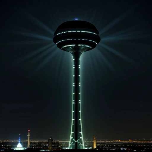 [Diagram arsitektur jaringan failover redundansi memadukan koneksi utama fiber optik bawah tanah dan koneksi cadangan radio wireless di atap gedung]