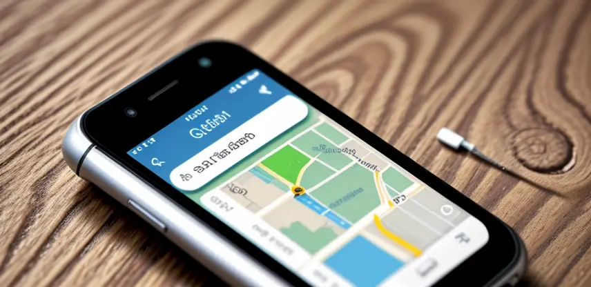 Contoh pengiriman kordinat pinpoint Google Maps untuk survei jaringan ISP.