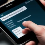 seseorang mengganti wpa passphrase di pengaturan wlan melalui layar handphone