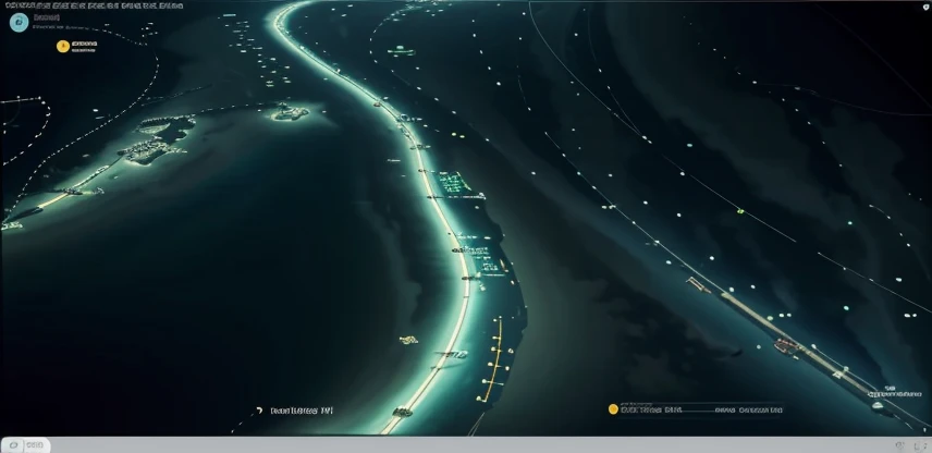 Peta fiber optik bawah laut antara Indonesia dan Singapura menampilkan jalur peering langsung.