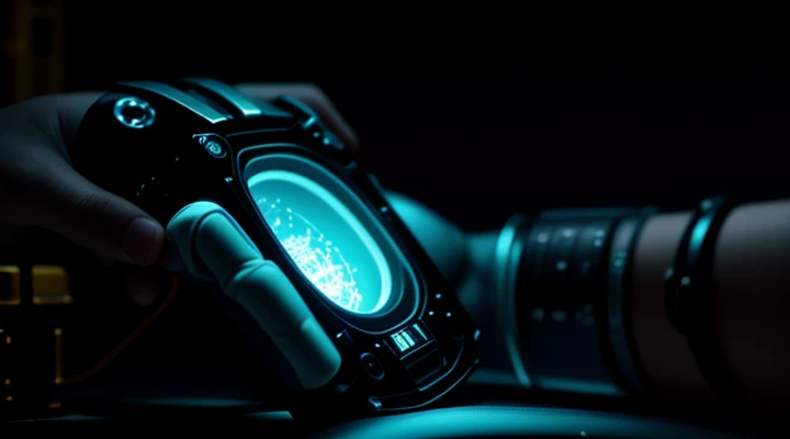 Teknisi menyambung kabel fiber optik yang terputus dengan fusion splicer