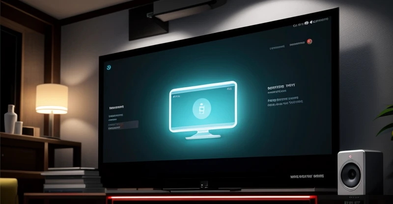ilustrasi router wifi modern yang kelebihan beban dengan ikon berbagai perangkat smart home yang buffering