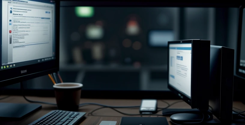 layar monitor menampilkan proses upload file besar ke google drive yang gagal karena koneksi terputus