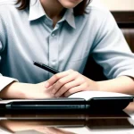 orang mengecek halaman syarat dan ketentuan internet di layar laptop