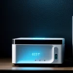 alat mini ups dc yang terhubung menyuplai daya ke router wifi
