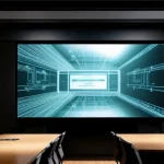 diagram presentasi menunjukkan transisi otomatis dari kabel fiber optik utama ke radio cadangan