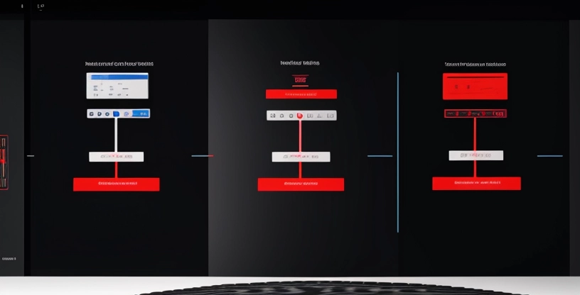 ilustrasi diagram router yang disambung berantai dengan tanda silang merah menunjukkan kesalahan topologi double nat