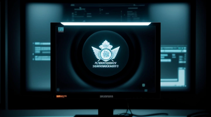 Visualisasi dashboard layar komputer menampilkan dokumen sertifikat legalitas Izin Penyelenggaraan Telekomunikasi dari Kominfo RI dengan stempel digital