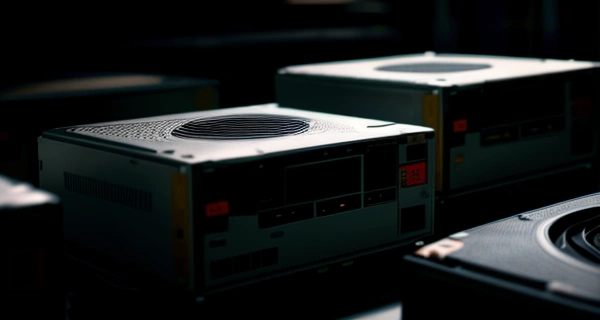 Tumpukan modem ONU bekas di pasar gelap yang sering digunakan oleh startup penyedia internet RTRW Net.
