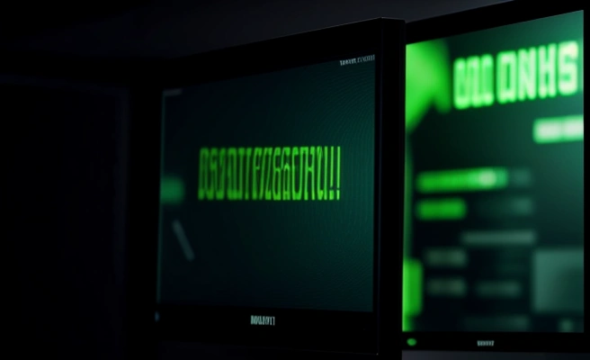 Visualisasi command prompt tingkat lanjut menjalankan perintah netsh winsock reset pada tumpukan protokol