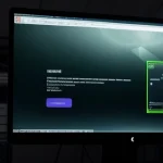 Layar dasbor antarmuka peranti lunak Mikrotik Winbox yang sedang melakukan limitasi kecepatan kamar penyewa