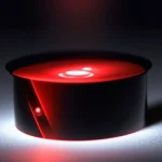simulasi cahaya laser merah bocor akibat kabel fiber optik ditekuk melebihi batas minimum bending radius