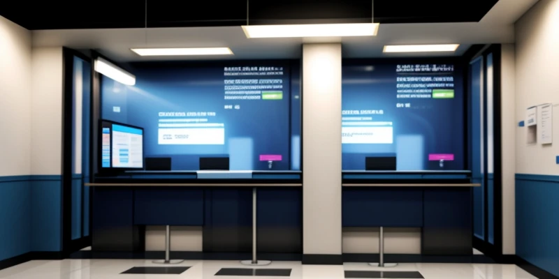 mesin antrian puskesmas online kiosk mandiri terhubung server simrs lokal