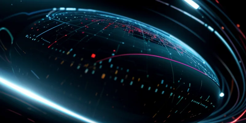 ilustrasi jaringan node router global yang panik membelokkan arah data secara massal