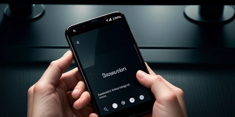 Tampilan layar HP aplikasi pemantau kamera keamanan yang terus memuat