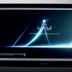 Hasil analisa paket data jaringan menggunakan software penganalisa memperlihatkan packet loss merah.
