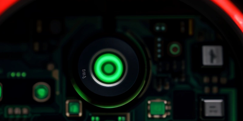 Ilustrasi teknis motherboard router wifi menunjukkan kapasitor melembung penyebab ampere drop.