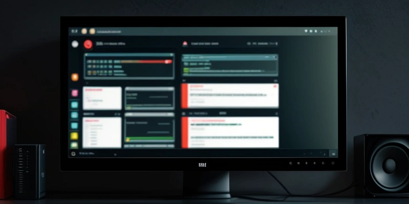 layar monitor menampilkan dasbor heatmap unifi controller untuk manajemen wifi mall